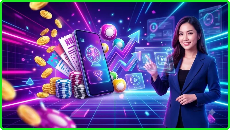 Giao diện xổ số LuckBet hiện đại và tiện lợi